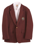 Maroon DeMatha school blazer with patch